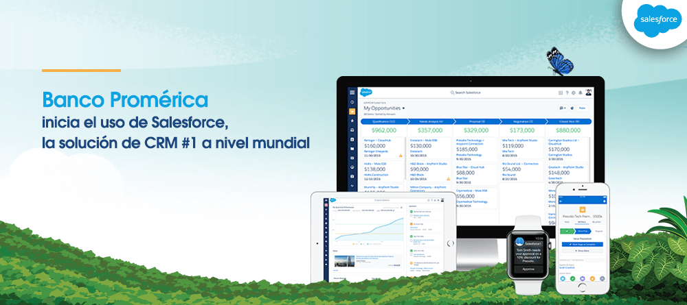 Banco Promerica inicia el uso de Salesforce