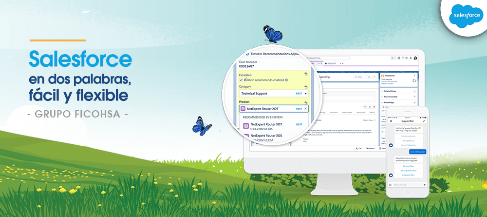 Salesforce en dos palabras, fácil y flexible