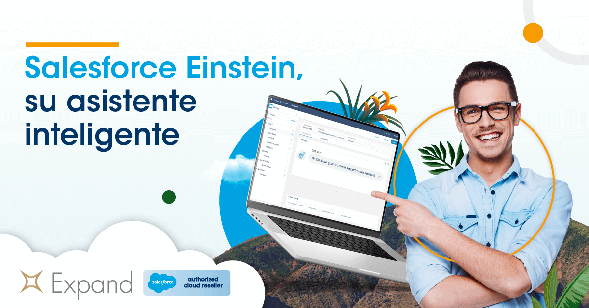 salesforce-einstein ¿Qué es Salesforce CRM?. La plataforma que le permite aumentar las ventas, fidelidad clientes, y crear experiencias digitales únicas.