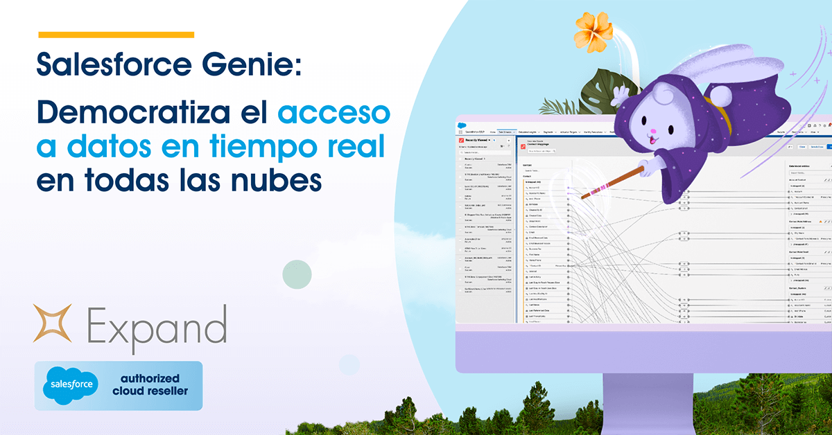 Salesforce Genie: Democratiza el acceso a datos en tiempo real en todas las nubes