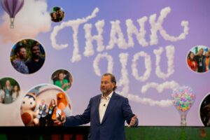 Marc Benioff, CEO de Salesforce, en Dreamforce 2023